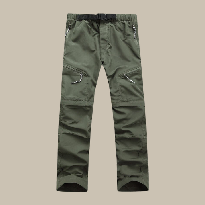 Heren Afritsbroek met Elastische Taille en Ritsen