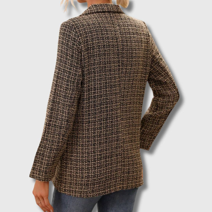 Sabine - Dames Chic Tweed Blazer Beperkte Editie