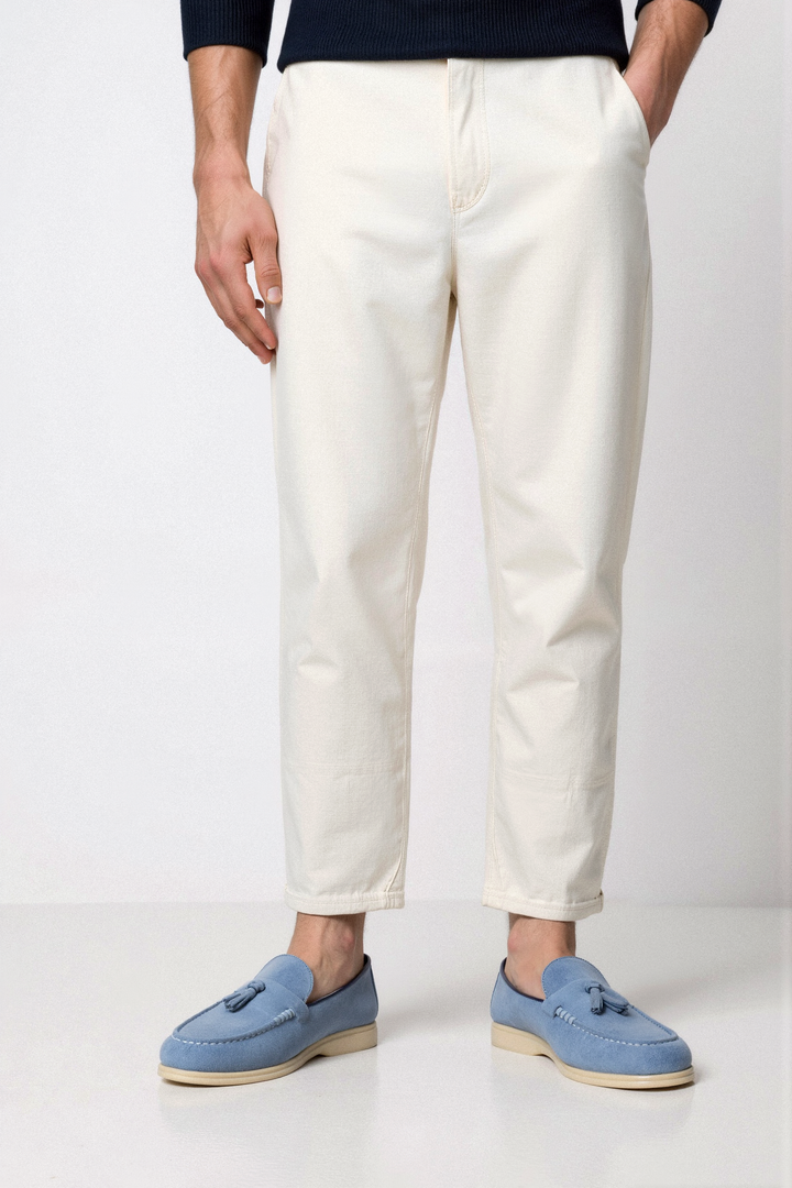 Beige Loafer met Kwasten – Elegant en Comfortabel