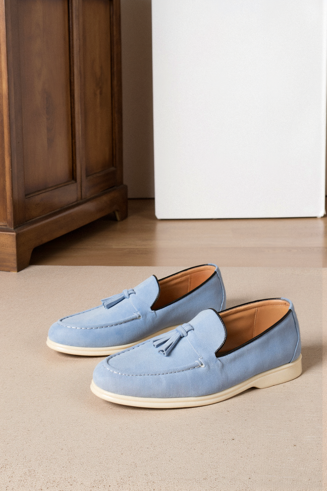 Beige Loafer met Kwasten – Elegant en Comfortabel