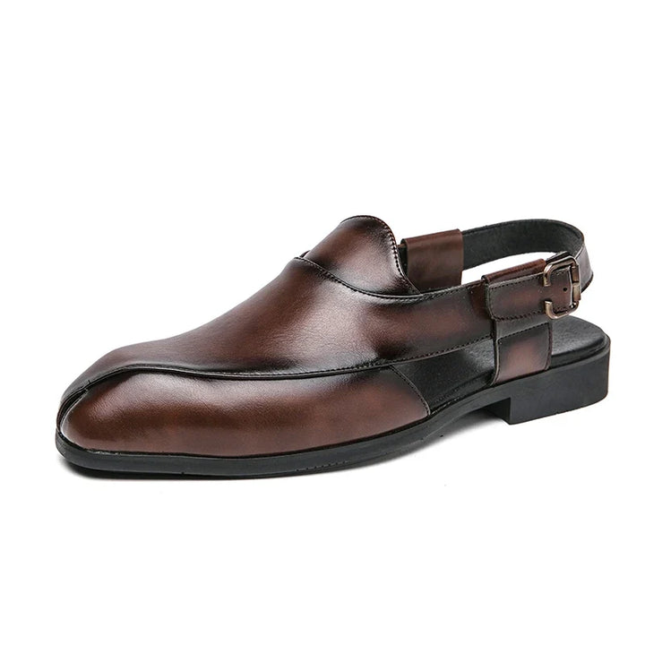 Fairford Leren Cutout Loafers