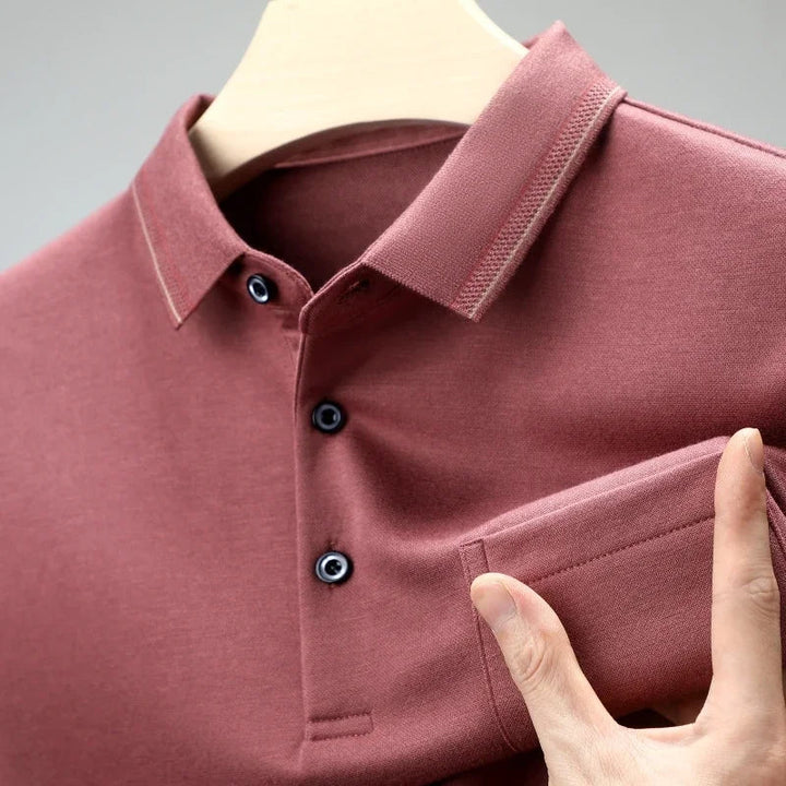 Adriano Lange Mouwen Polo Shirt