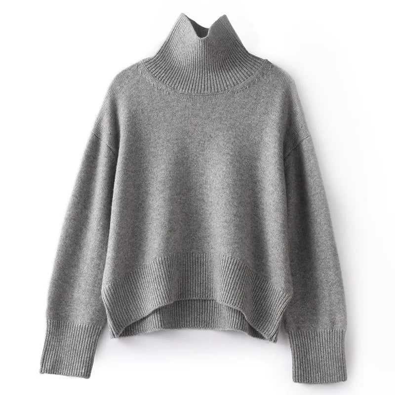 Elena - Pure Kasjmier Turtleneck Trui