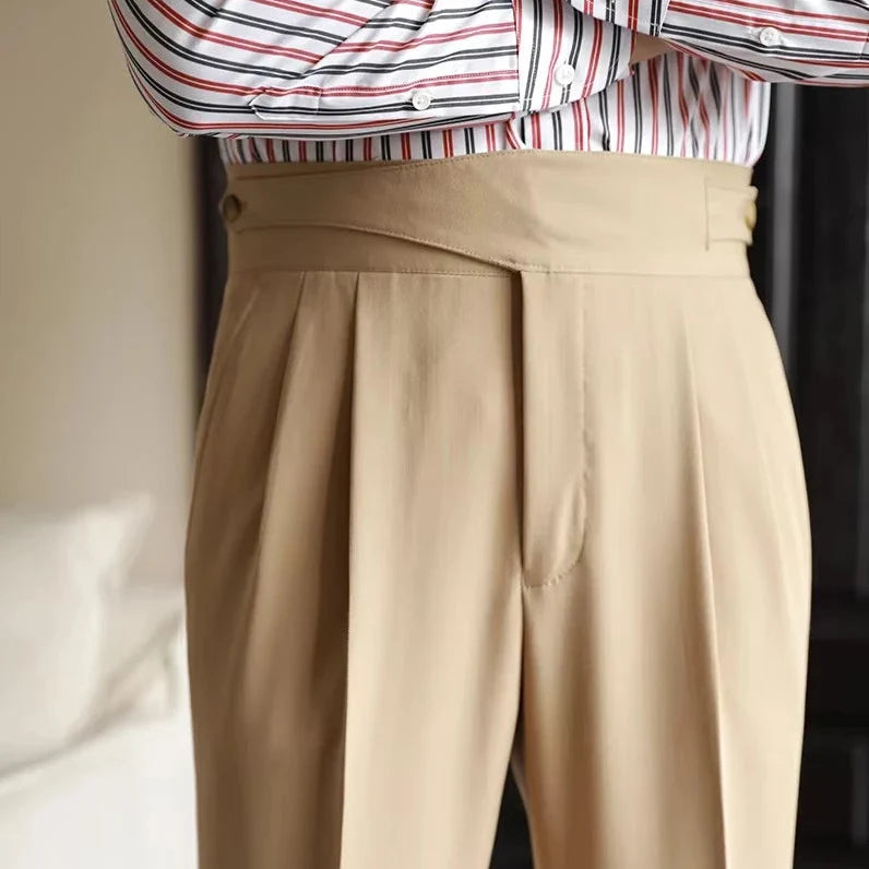 Ashton Geplooide Broek