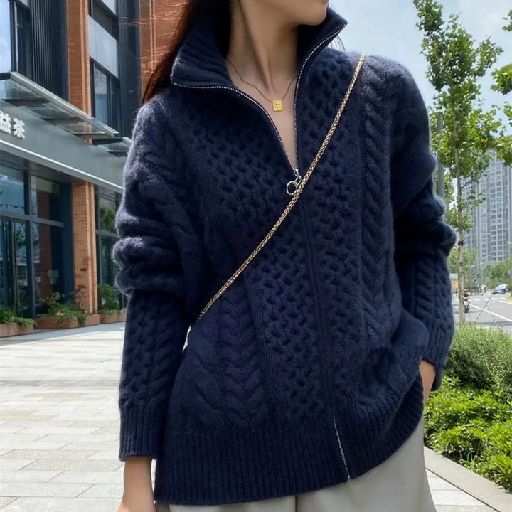 Elowen Cashmere Zip Jast