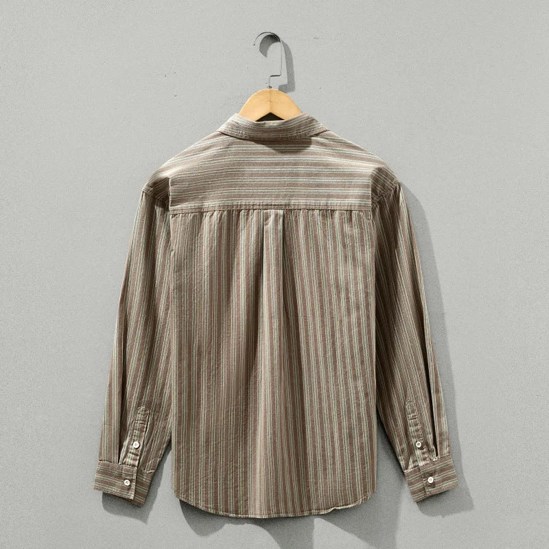 Aldren Gestreept Biologisch Katoenen Shirt
