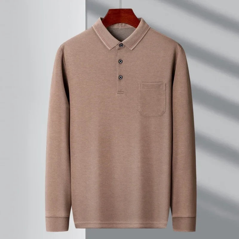 Adriano Lange Mouwen Polo Shirt