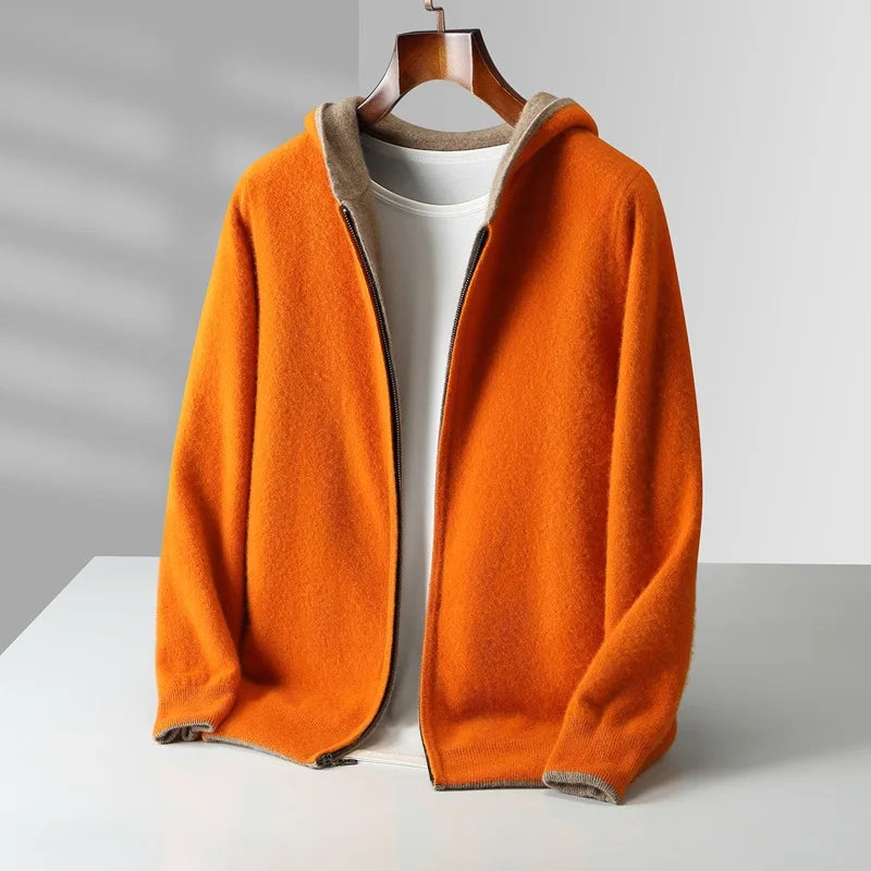 Koji Reversible Cashmere Zip Jast