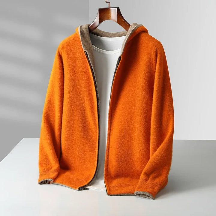 Koji Reversible Cashmere Zip Jast