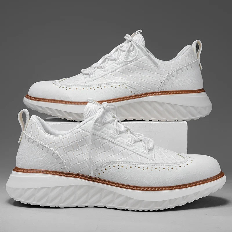 Lancaster Wingtip Leren Sneakers