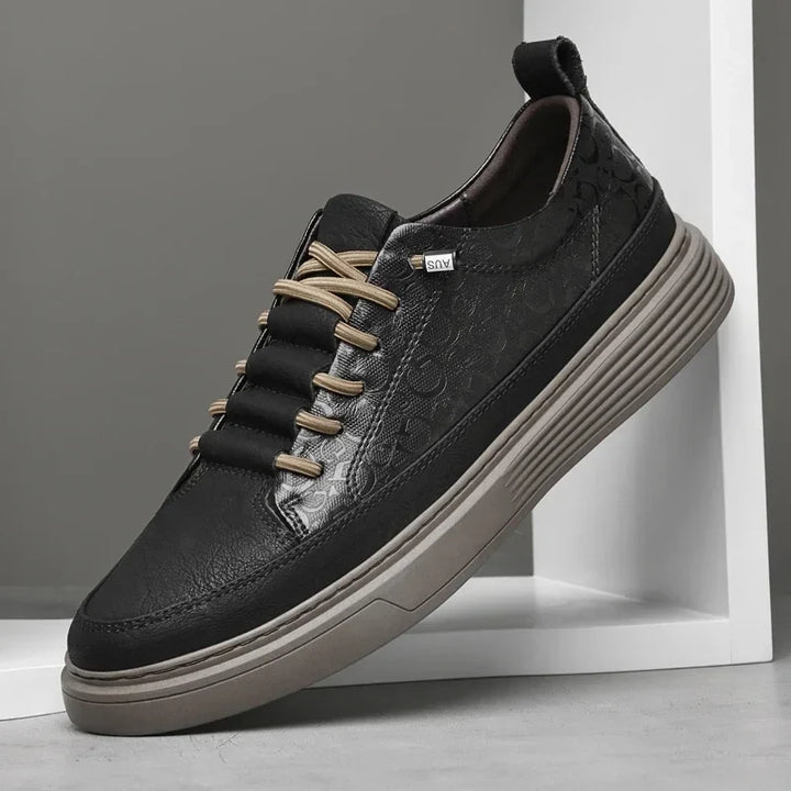 Giuliano Italiaanse Leren Sneakers