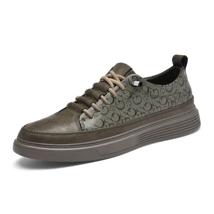 Giuliano Italiaanse Leren Sneakers