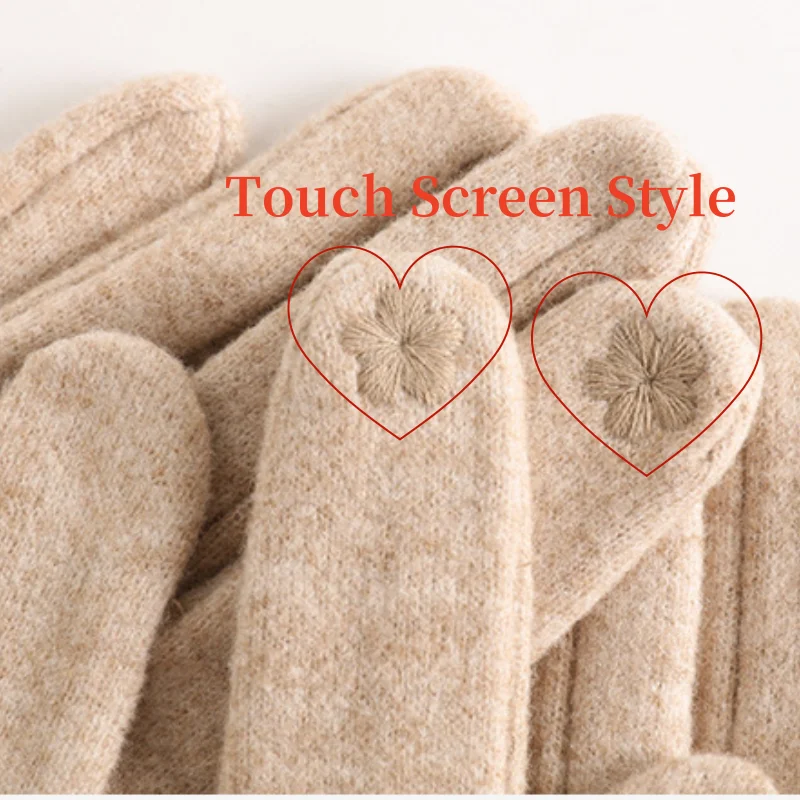 Kasjmier-Wol Touchscreen Handschoenen