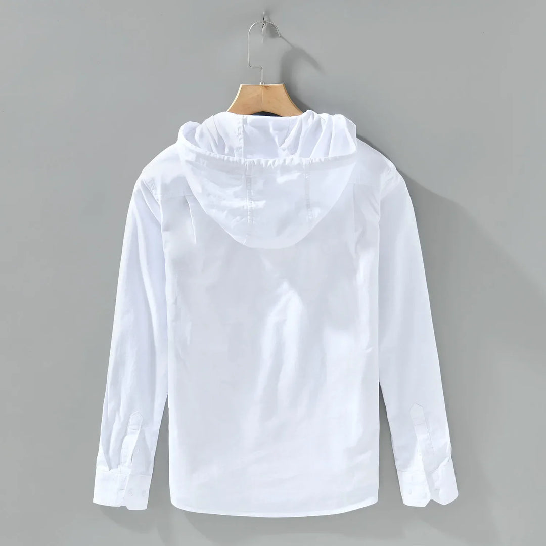 Weston Gestreepte Katoenen Hoodie
