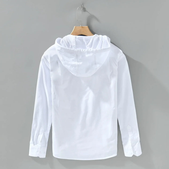 Weston Gestreepte Katoenen Hoodie
