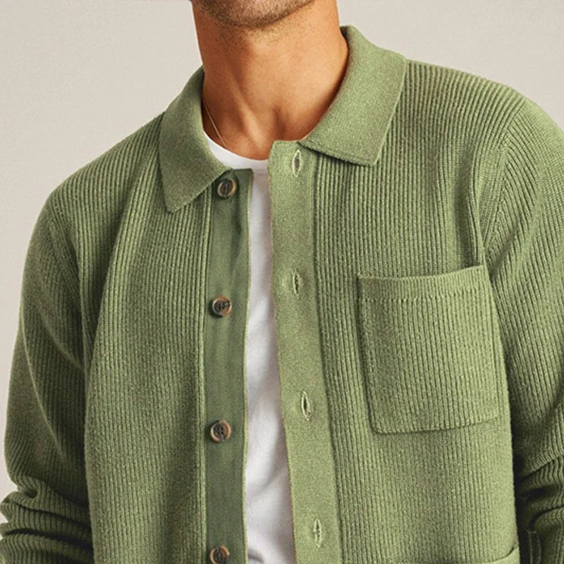 Evergreen Luxe Gebreide Cardigan