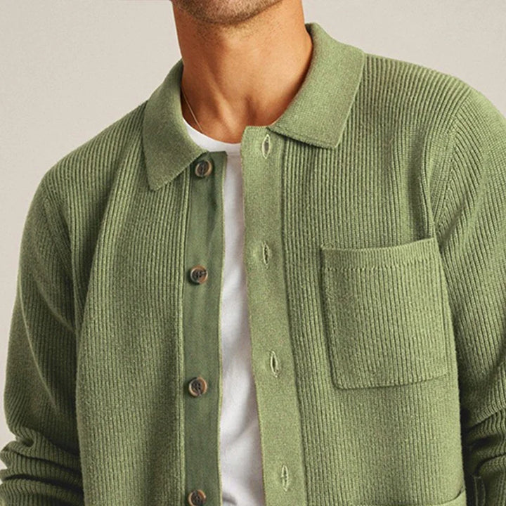 Evergreen Luxe Gebreide Cardigan