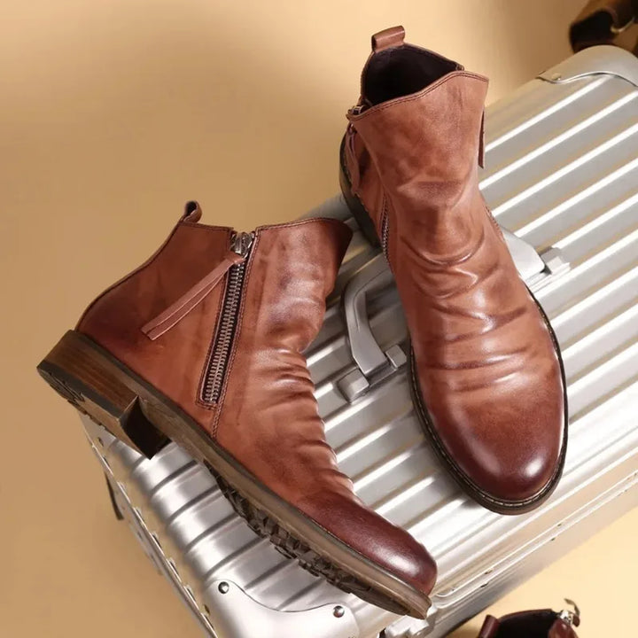 Grant Hale Leren Chelsea Boots