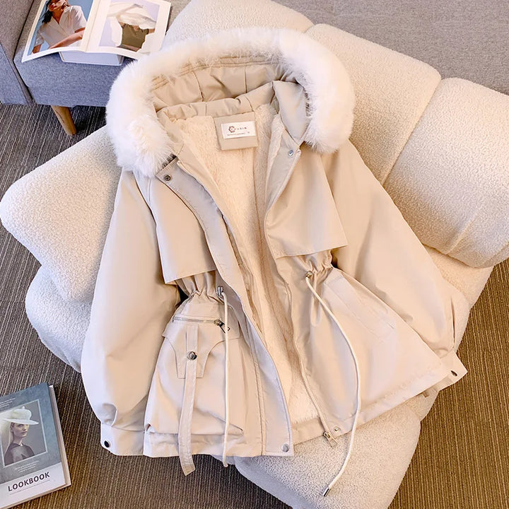 Cozzali - Fleece-Voering Gewatteerde Jas