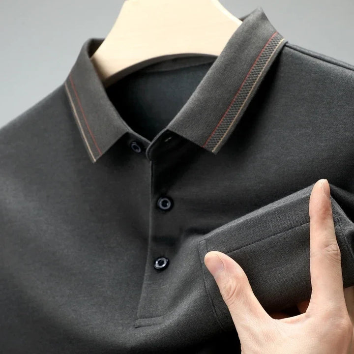 Adriano Lange Mouwen Polo Shirt