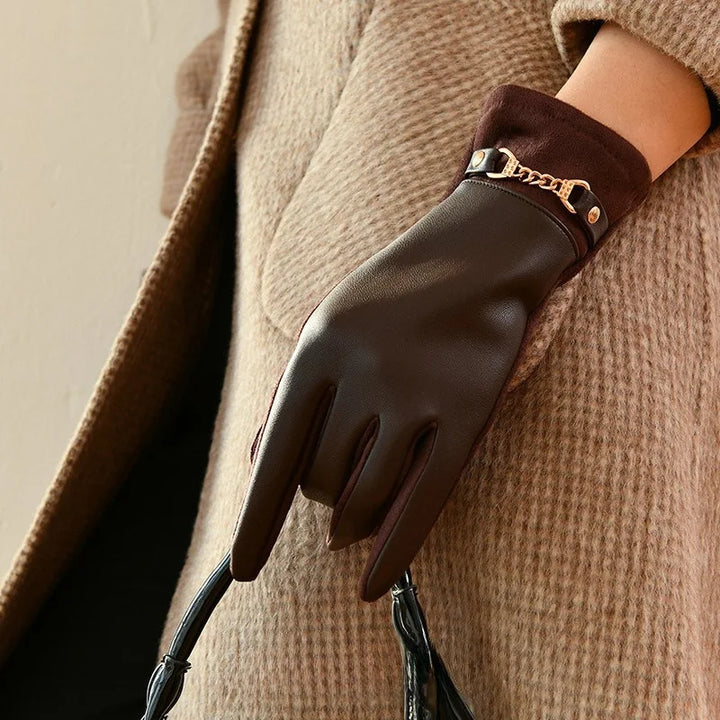 Velvet Suède Touchscreen Handschoenen