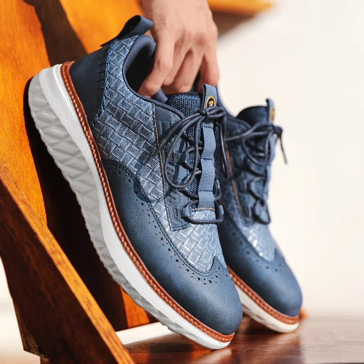 Lancaster Wingtip Leren Sneakers