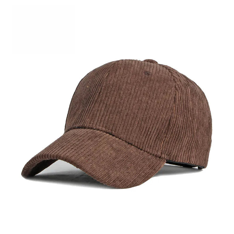 Verstelbare Unisex Katoenen Corduroy Hoed