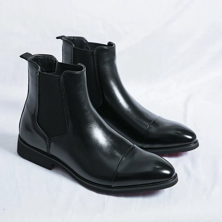 Belucio Leren Chelsea Boots
