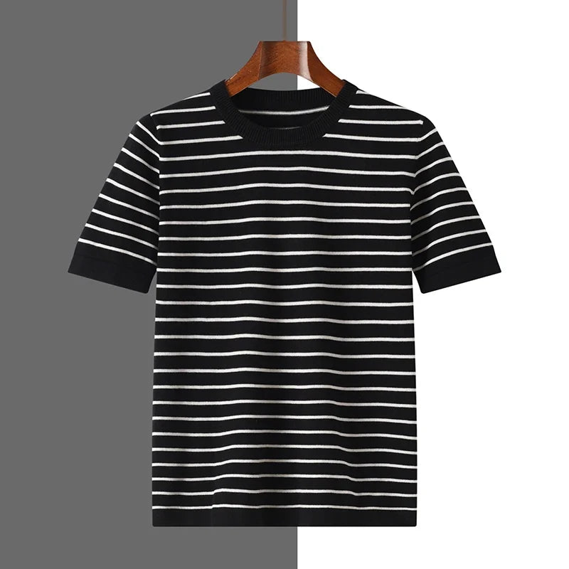 Haru Katoen Gestreepte Shirt