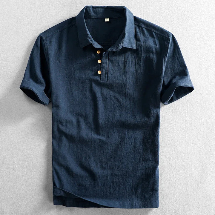 Haru Katoenen Linnen Polo