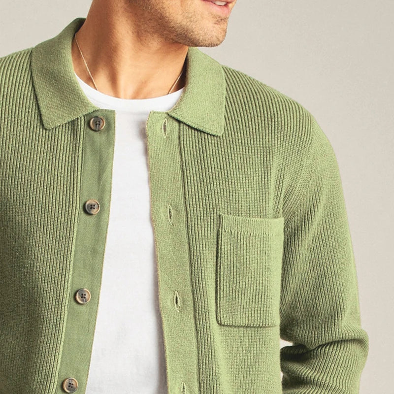Evergreen Luxe Gebreide Cardigan