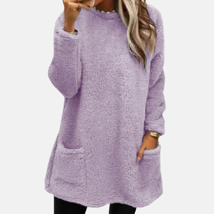 ISABEL – GEZELLIGE FLEECE LANGE SWEATSHIRT