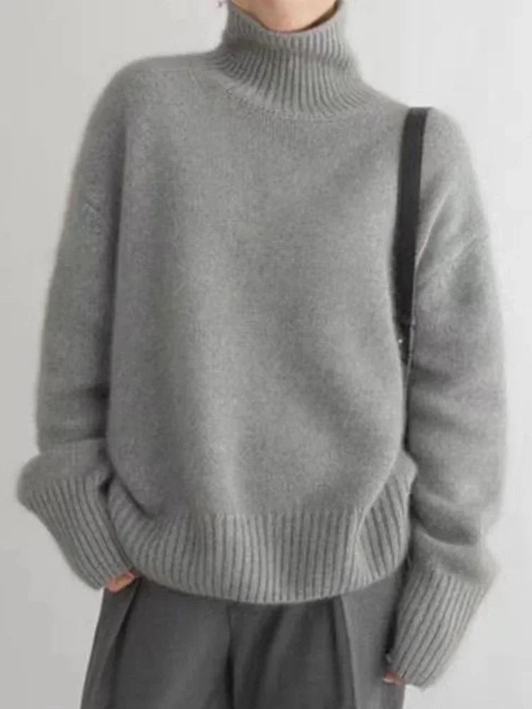 Dames Turtleneck Trui Zachte Brei