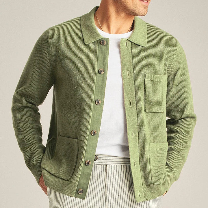 Evergreen Luxe Gebreide Cardigan