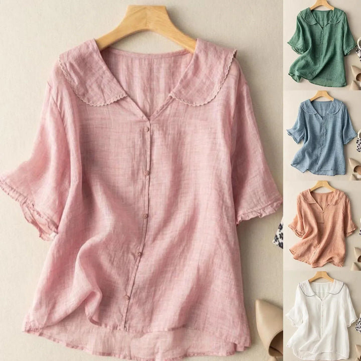 Lena Linnen Blouse