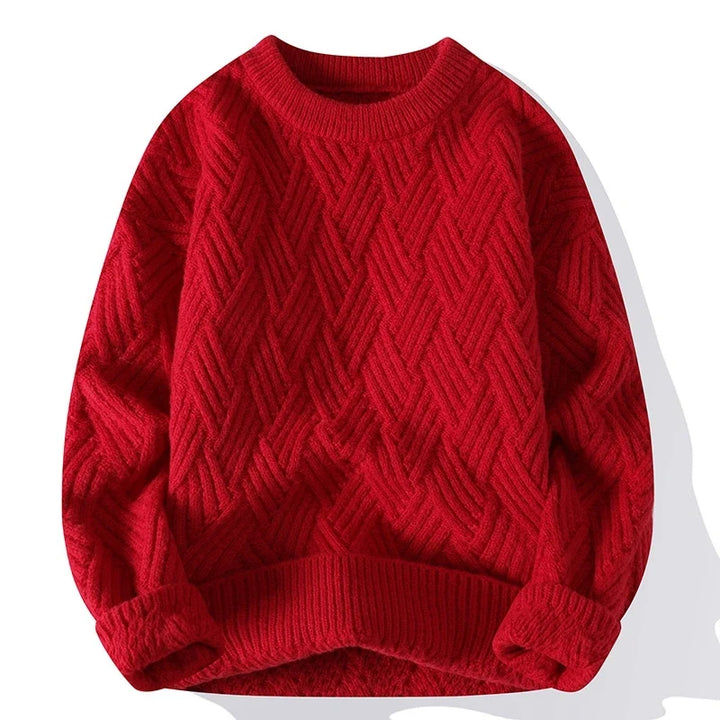 Kellen Geruite Crew Neck Trui