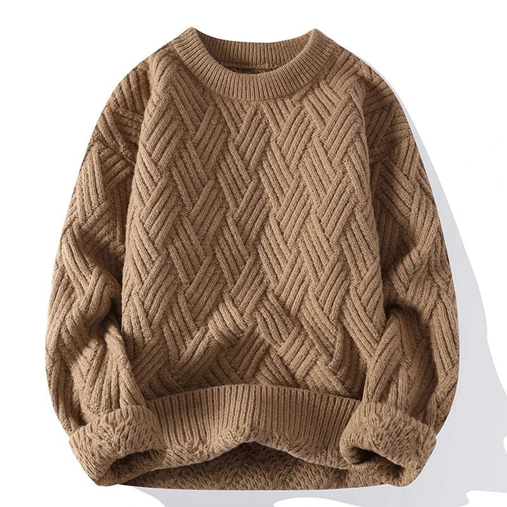 Kellen Geruite Crew Neck Trui