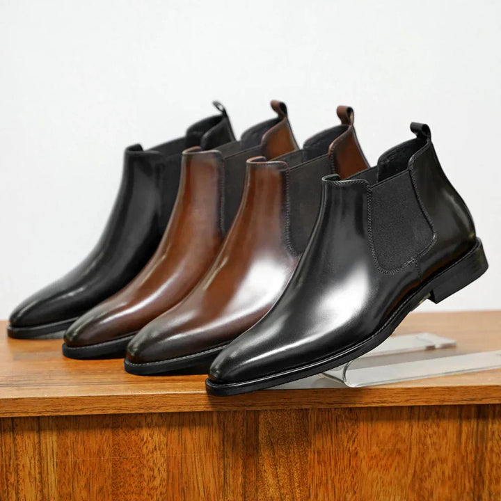 Dyon™ Luxe Glanzende Chelsea Boots