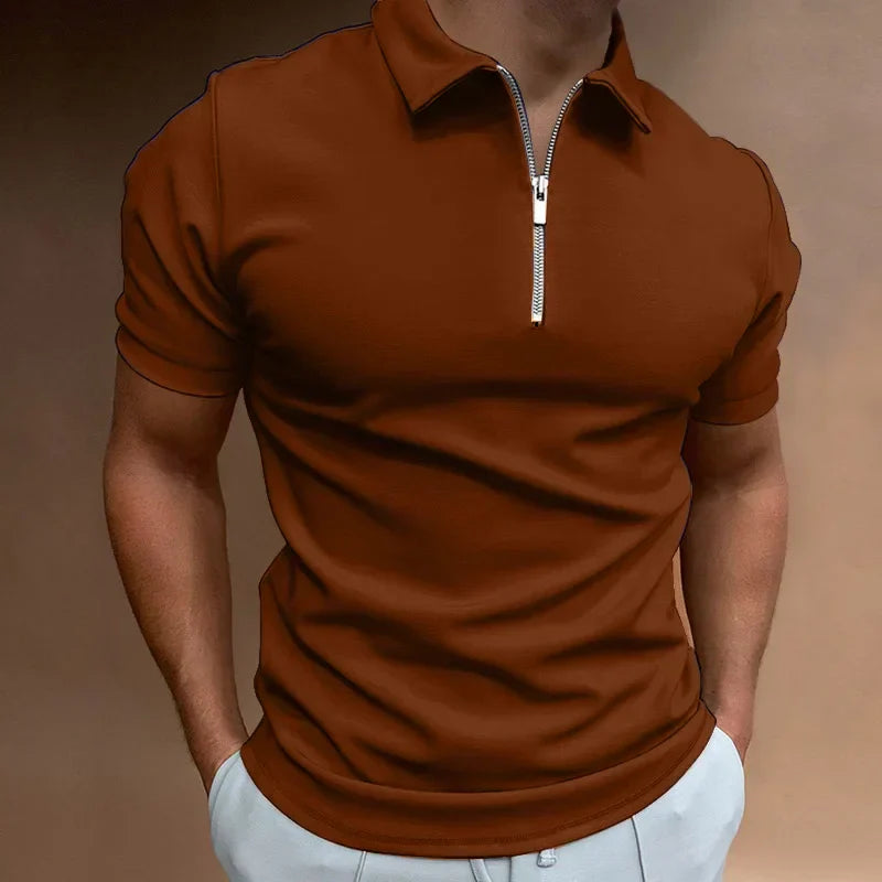 Van Delft Mode® | Klassieke Rits Polo Shirt (TIJDELIJK 1+1 GRATIS!)