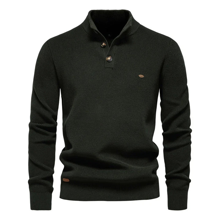Heren Trui met Knopdetails