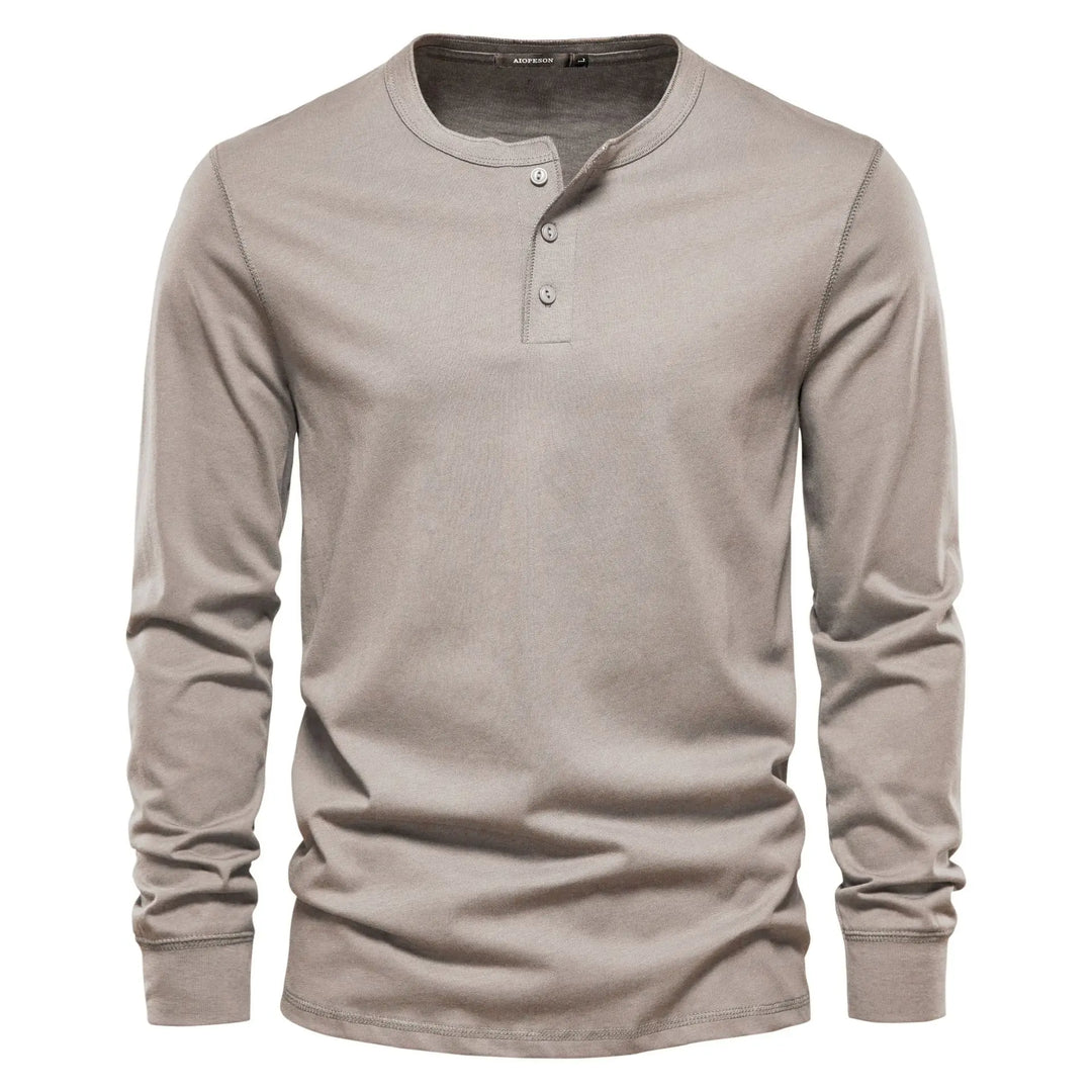 Brandon | Heren Lange Mouwen Shirt met Knopen