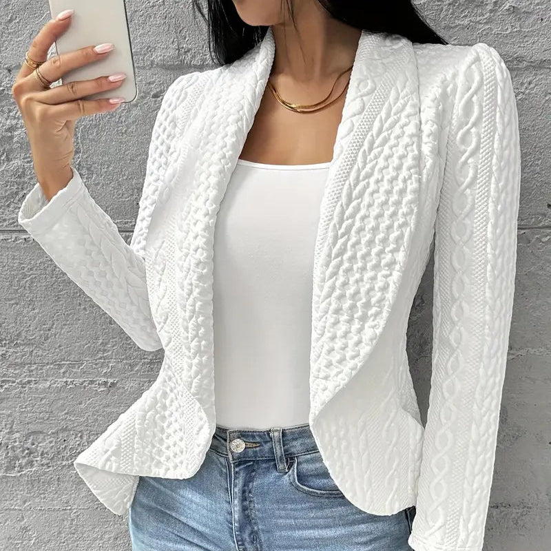 Vivien | Elegante jas met vooropening
