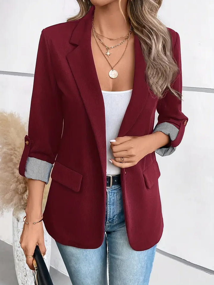 Flor | Blazer met driekwartmouwen