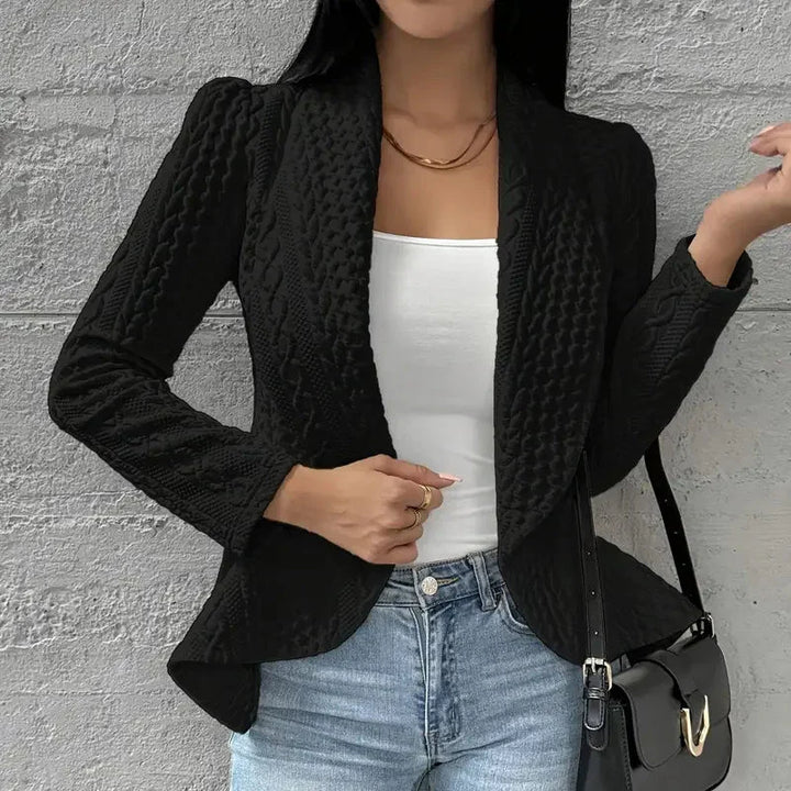 Vivien | Elegante jas met vooropening
