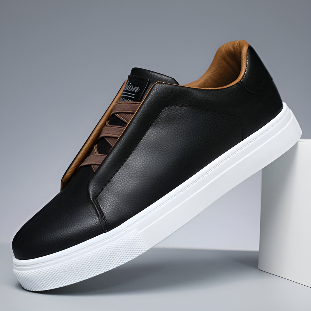 Boaz™ Stijlvolle Leren Sneakers