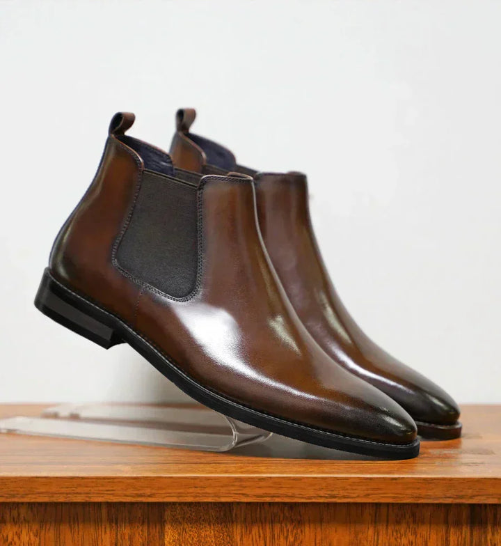 Dyon™ Luxe Glanzende Chelsea Boots