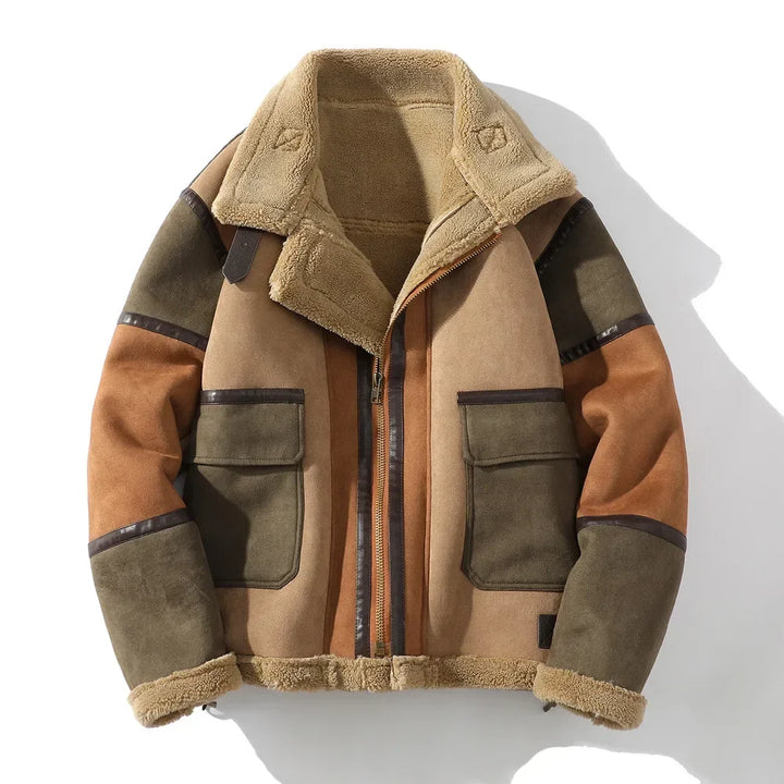 Emilio Valente Suède Fleece Jas