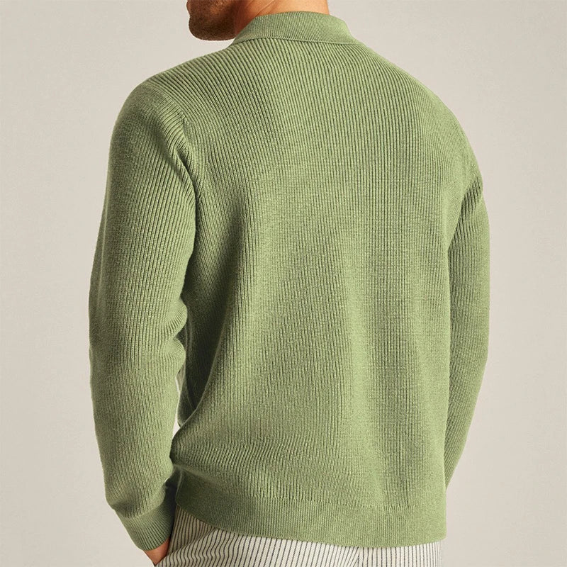 Evergreen Luxe Gebreide Cardigan
