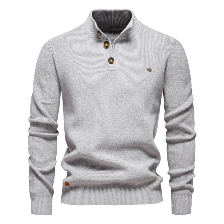 Heren Trui met Knopdetails