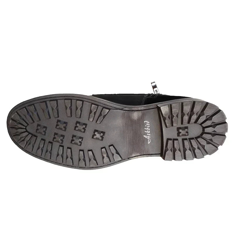 Harm™ Robuuste Herenboots met Rits en Vetersluiting